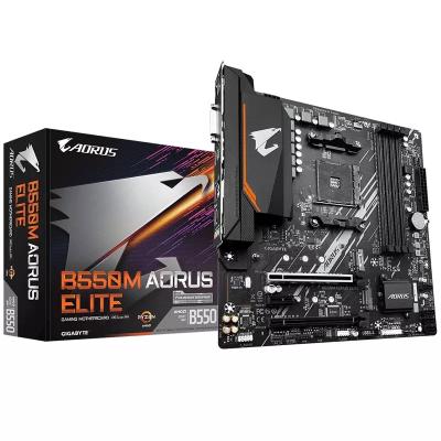 China NEW B550 B550M AORUS ELITE AM4 DDR4 Desktop Motherboard Desktop Mainboard For Gigabyte GA Support R5 R7 5800X 5600X 5300X for sale