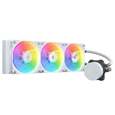 China CPU Cooler Master Ice God B360 ARGB DBA 4Pin PWM/3Pin 5V Computer Heatsink White Desktop Liquid Cooling Cooler 8~27 for sale