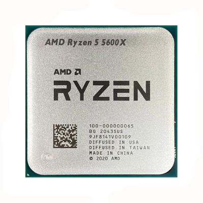 China New Desktop AMD 5 5600X R5 5600X AM4 3.7 GHz Six-Core Twelve-Thread CPU Processor for sale