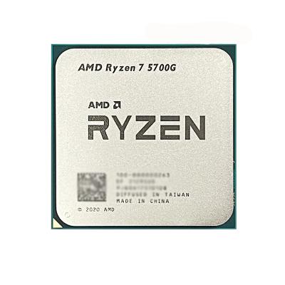 China AMD R 7 5700G R7 5700G AM4 3.8GHz Eight-Core 16-Thread 65W CPU Desktop Processor for sale