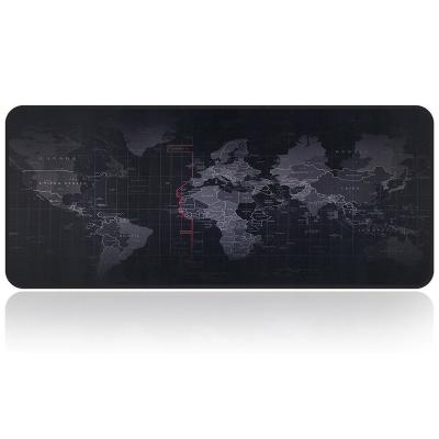 China Super Big Game World Map Mouse Pad Computer Gaming Rubber Tablet Mousepad 900x40mm/700x300mm/600x300mm With Edge Lock for sale