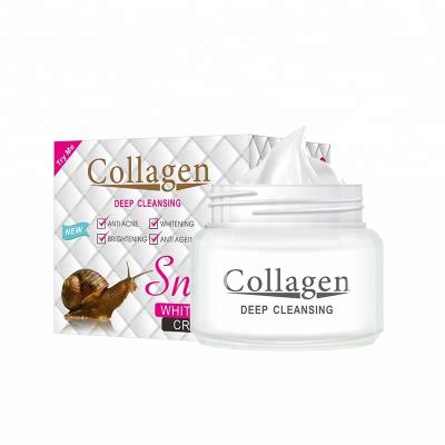 China Moisturizer moisturizing collagen and snail whitening face cream remove pimples acne for sale