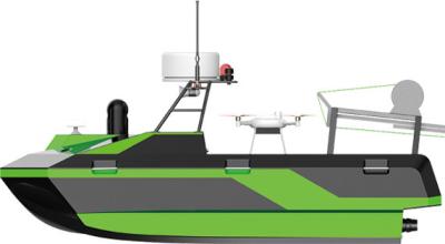 China Autonomous Hydrographic Survey Vehicle Oceanographic Survey Ships Measurements Boat supplier from China for sale