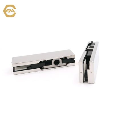 China Modern China Tempered Glass Door Patch Fittings 15 Ax Material Stainless Steel Top Clip for sale