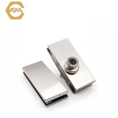 China Fingerprint Frameless Chinese Electric Glass Door Lock Office Intelligence Supplier Smart Door Lock for sale