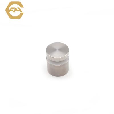 China Easy to install and durable high quality SUS304 tempered glass stair railing fitting 40mm glass fixed nail for sale