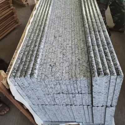 China Hot sale natural natural jet texture white granite slab and sea wave granite slab price for sale