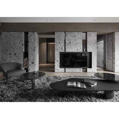 China Special Hot Selling Chinese Floors Gray Marble Wall Tiles Fossil Natural Texture Wall Flooring Countertops for sale