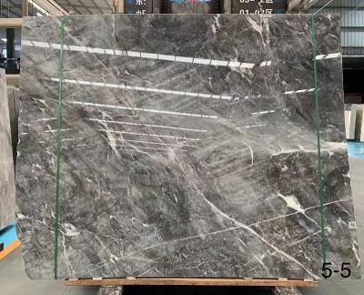 China Modern Cheap Gray Marble Light Essential Gray Polished Wall Kitchen Floor Slabs Tiles for sale