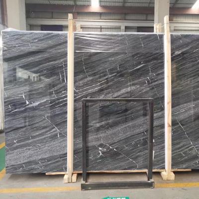 China Italy Florence modern natural gray marble stone slab for exterior wall tiles interior floor price for sale