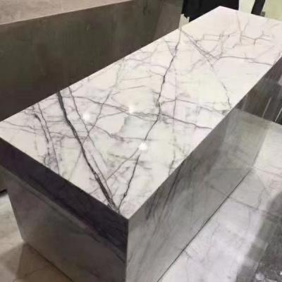 China Natural Texture Black Swan Marble Lilac Purple Marble For Kitchen Countertops Bar Tops And Vanity Top for sale