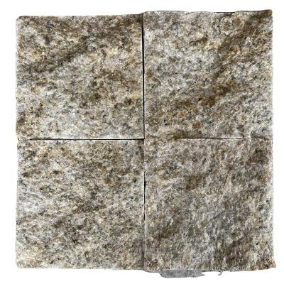 China Suitable for all finishes high quality goods using various G682 Sunset Yellow Granite Cobblestone Cube Stone for sale