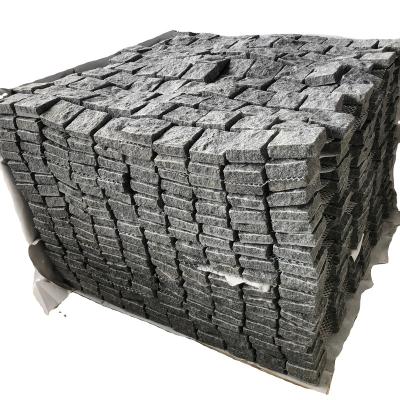 China Suitable For All Finishes Best Selling Quality Spot Inspection Hot Driveway G654 Granite Mesh Paving Stone for sale