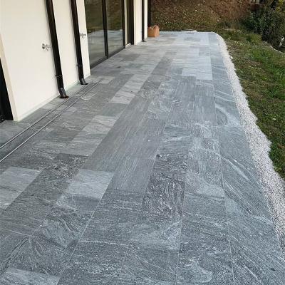 China Suitable For All Finishes Shandong Juparana Gray Granite Exterior Wall Flooring Tiles Price for sale