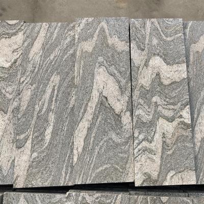 China Suitable For All Finishes Cross Reduce White Juparana Gray Granite External Flooring Tiles Price for sale