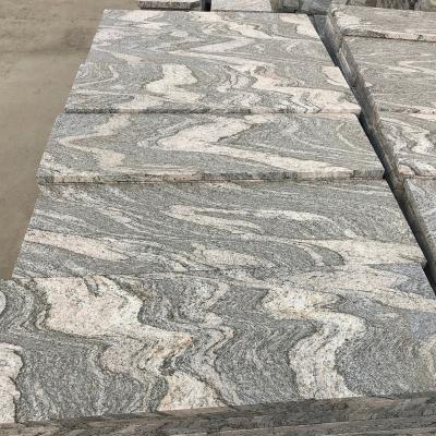 China Suitable For All Finishes Juparana Gray Granite Cross Cutting Granite Slab Covers External Tile Stone Price for sale