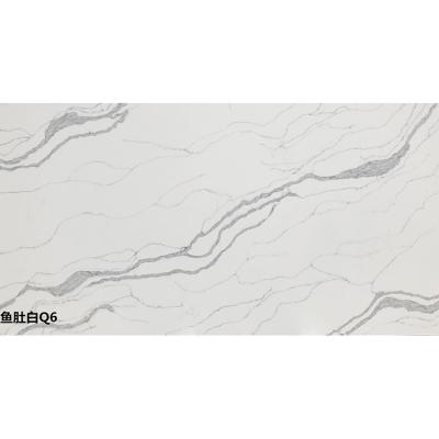 China Modern artificial solid exterior quartz stone calacatta quartz slabs wholesale factory price for sale