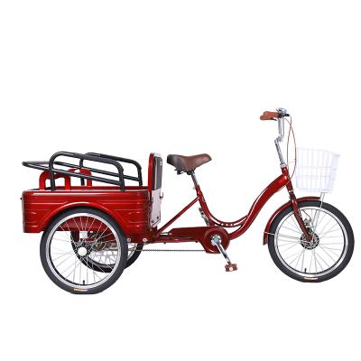 China Cargo& High Quality Passenger Bicycle Tricycles For Adults Commercial Sport Cargo Tricycle For Adult Adult Tricycle 26