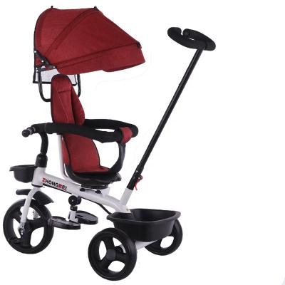 China Factory Wholesale 2021 Portable 3 Wheel Kids Pedal Baby Tricycle Ride On Bikes For Kids for sale