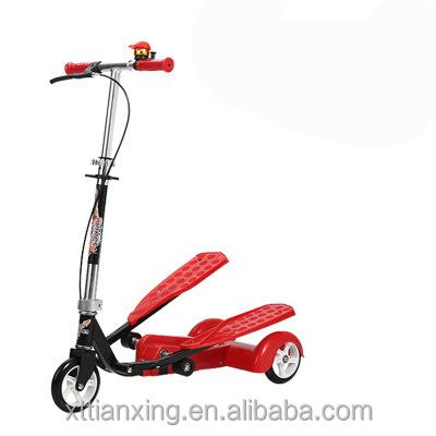 China Ride on toy folded sicssor with suspension space scooter kids children /kids scooter 3 wheel base kids kick scooter for sale