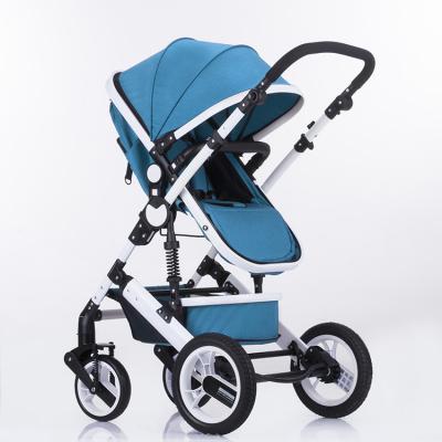 China 0-48 Months Good Quality Child Aluminum Alloy Frame Baby Stroller Lightweight Foldable Luxury Pram Clip On Baby Toy Pram With Attractive Price for sale