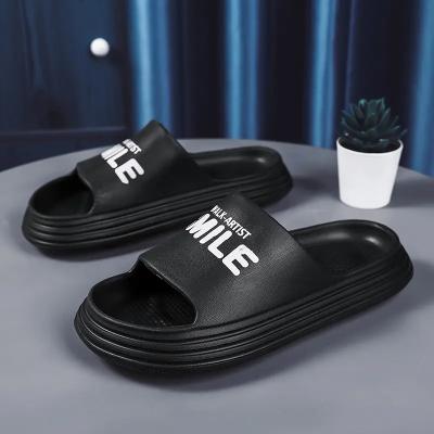 China CUSHIONING 2021 New Eva Couples Slippers For Women Mens Summer Flip Flops Platform Shoes Wholesale Unisex Platform Sandals Slipper Slides for sale