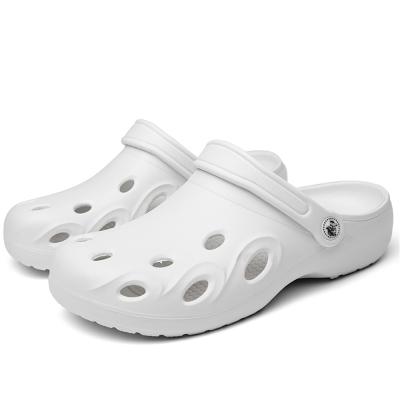 China Round Clogs 36-47 Men And Women's Wedge Adults Clogs Zuecos-Black Shoes For Women White Women Sandals for sale