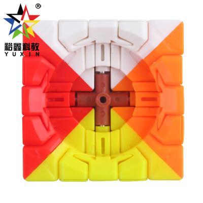 China Smart Plastic Toys Yuxin 1649 Black Kylin 63mm 151g Stickerless Smart Brain Toys Speed ​​Game Brain Plastic Cube 5 5 5 for sale