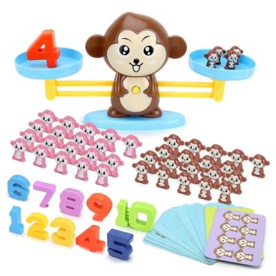 China Kids Toy 2021 Early Educational ROD Toy Learning Educational Counting Numbers and Basic Math Balance Monkey Math Games Toys for Children for sale