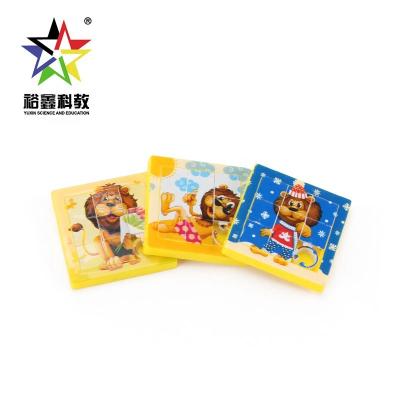 China Environmental And Tasteless Promotional Cheap Jigsaw Puzzle Plastic Custom Slide Puzzle With Different Types for sale