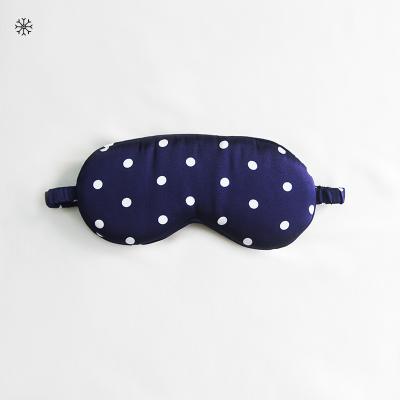 China Sleep Sleep Eye Cover Wholesale Silk Mulberry Printed 100% Silk Eye Mask for sale