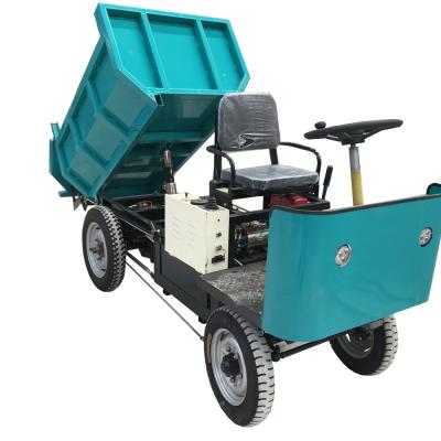 China Cargo Dumpster / Tunnel Heavy Loading 4 Way Tricycle Wheeler Use 3ton Truck 7000W for sale