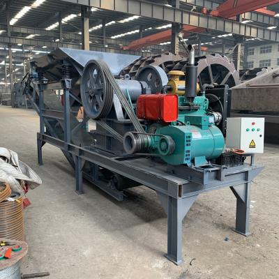 China Stone Crushing Stone Jaw Crushing Equipment , Movable Jaw Crushing Plant for sale