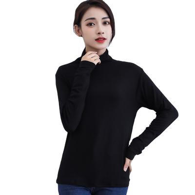 China 2022 Latest Anti-Wrinkle New Arrivals Design For Women Spring Inner Autumn T-shirt Plus Size Stylish Women Stretchy Fashionable T Shirt for sale