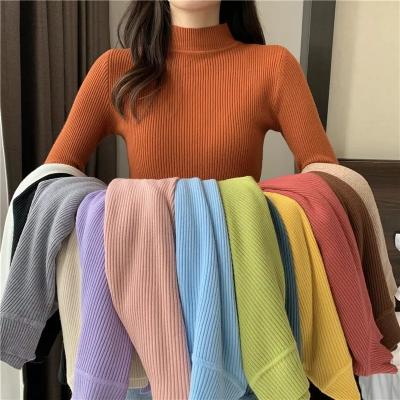 China High Quality Breathable Long Lasting Long Sleeve Knitted Tops New Korean Style Knitwear 2021 First Spring Korean Style Knitwear for sale