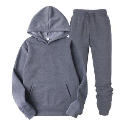 China Wholesale Anti-Wrinkle 2022 Plus Size Practical Men's High Quality Customize Sweatshirts Available Thick Warm Men's Tracksuit Hoodies Set for sale