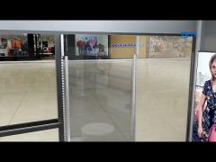 custom flexible transparent led film display p10 outdoor led video wall