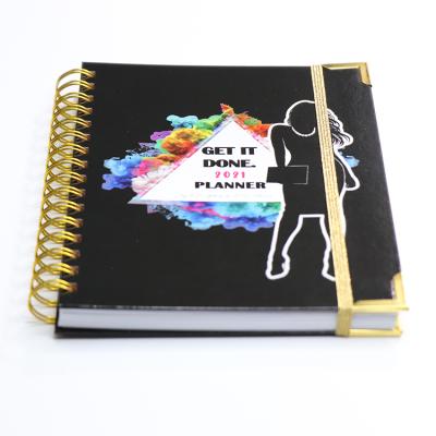 China ODM Girls Health Planner Custom Spiral Notebook Journal Daily Planner for sale