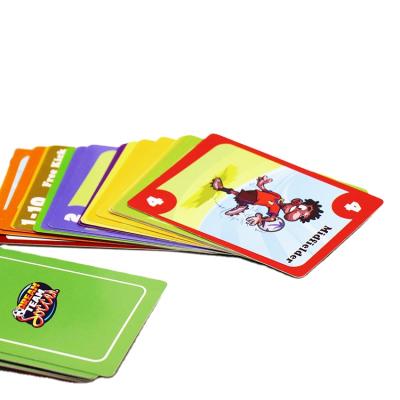 China Promotional Gifts OEM Cmyk Professional Custom Printed Playing Cards Trading Card Game Customized Playing Card for sale