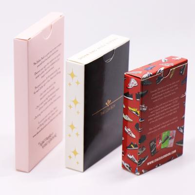 China Promotional gifts both sides playing cards and box board game party card custom printing logo for sale