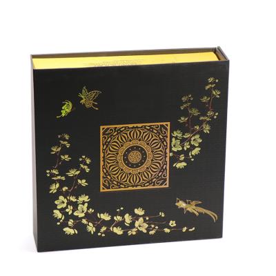 China Recyclable Custom Luxury Paper Flower Gift Box With Hot Stamping Logo And Hard Paper Flower Boxes Printing for sale