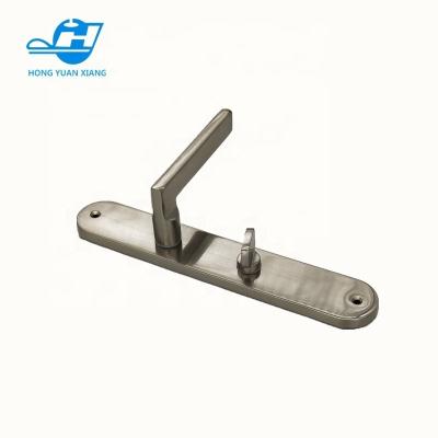 China Zinc Alloy Coin-Profile Knob And Dish With Handle Aluminum Coin-Profile Open Toilet Door Handle With Knob In High Quality for sale