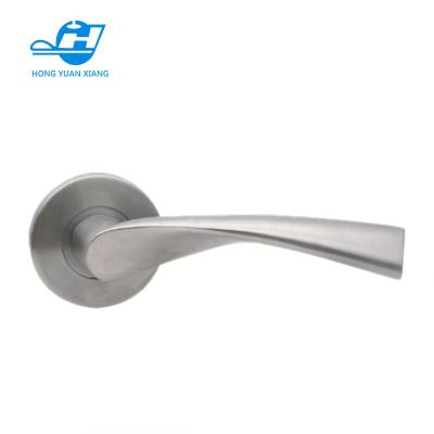 China Modern Design Traditional Wooden Stainless Steel Door Lever Handle for sale