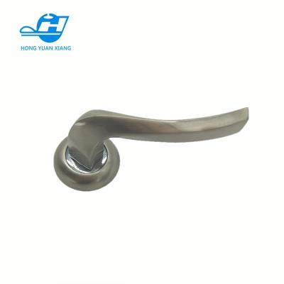 China Spain market good quality traditional zinc alloy rosette handle used for wooden door for sale