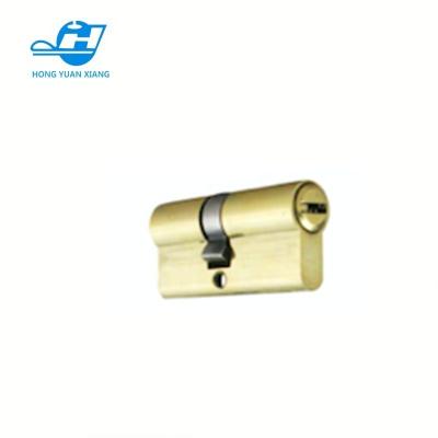 China Double open door lock cylinder brass or normal steel or brass door zinc alloy cylinder computer keys for sale