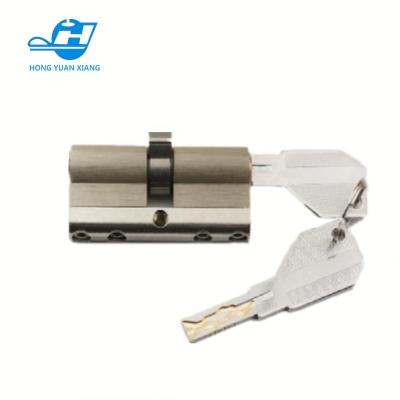 China Instant Anti Open Double Brass Keys Super Safe Full Cylinder Door Lock Brass Cylinder for sale