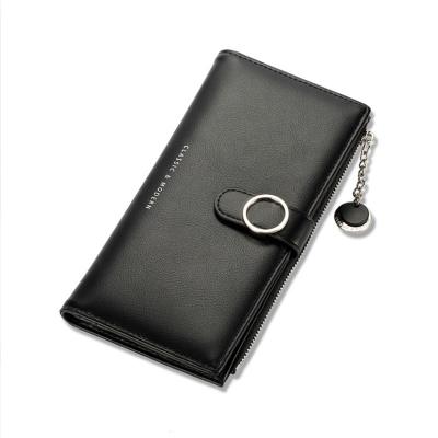 China Wholesale Anti Theft Ladies Travel Purse Long Bifold Wallet Zipper Card Holder Pendant Wallets for sale