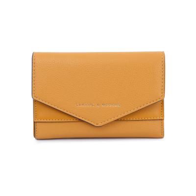 China 2021 Fashion Lychee Pattern Wallet Multi-Card Holder Anti-theft Multifunctional Short Ladies Grab Wallet for sale