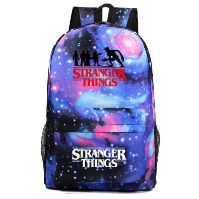 China Drop Shipping Stranger Things Children School Bag Student Waterproof Unisex Casual Backpack for sale