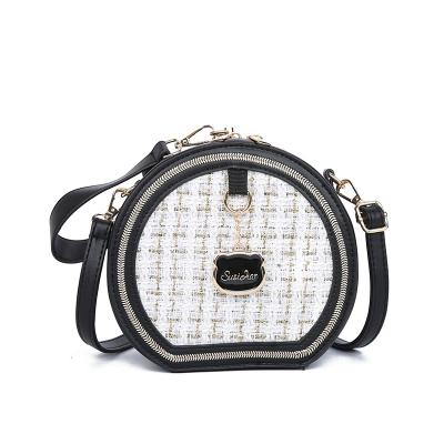 China Round shoulder bag fashion new ladies leather handbags for women luxury round shoulder bag for sale